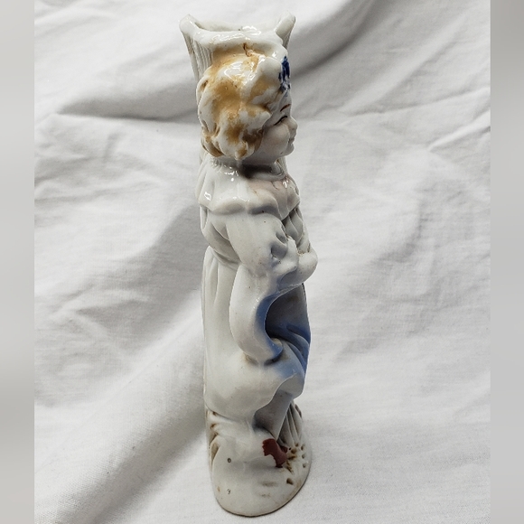 Vintage Colonial Lady China Bud Vase Japan - Picture 3 of 7